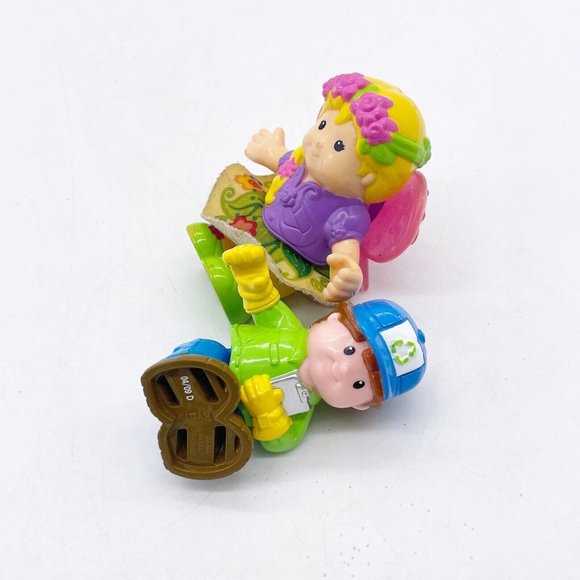 Fisher Price Little People Sarah Lynn Fairy Recycle Ryan Posable Figure Toy 3" - Picture 10 of 13